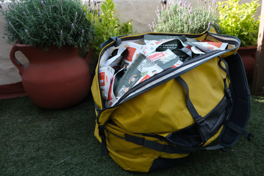 Comida deshidratada para montaña Tente en Pie